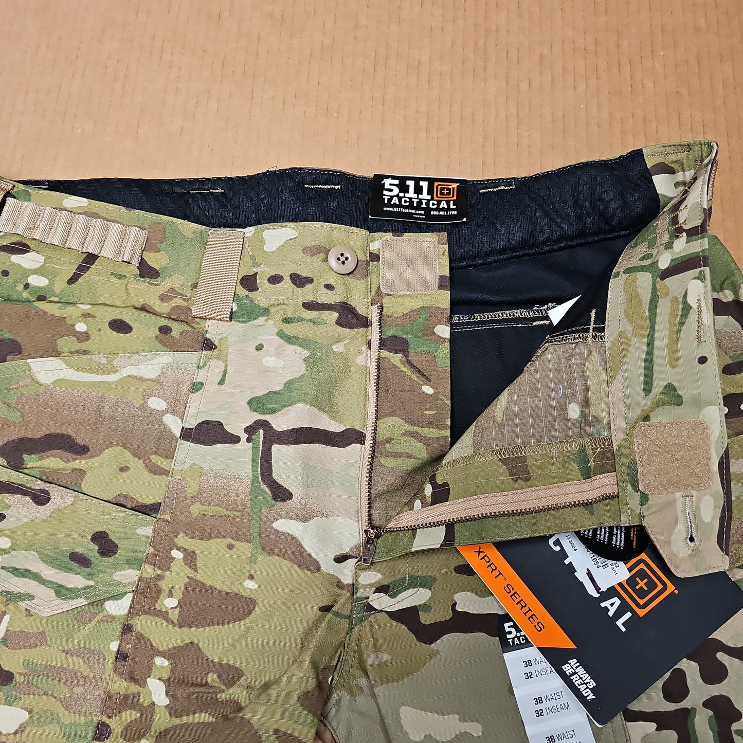 5.11 Tactical Xprt Tactical Pant: Multicam, 38W/32L 74070-169-38-32
