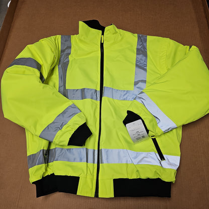 JACKET/LINER: #S525V FIT S578, YELLOW, CLASS 3, X-LARGE/LONG S525V-062-X/L