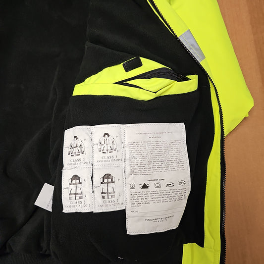 Spiewak & Sons, Inc. Class 3 Yellow Jacket/Liner, X-Large/Long Fit S578