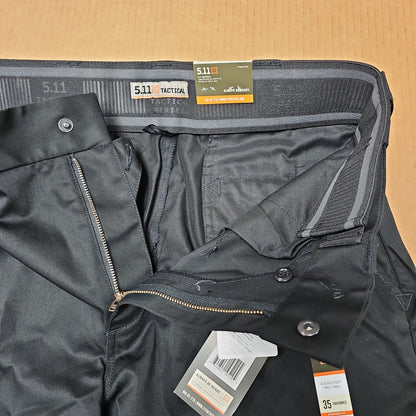 5.11 Tactical Pants:Men's PDU Class A,Twill ,Black, SZ. 35 74338-019-35