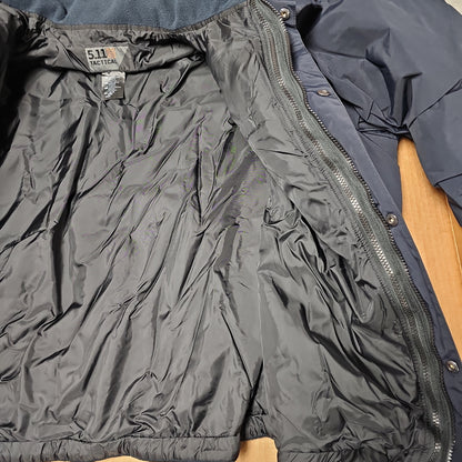 5.11 Tactical 5-in-1 Jacket, Navy, 4X-Large, Versatile Outdoor Gear