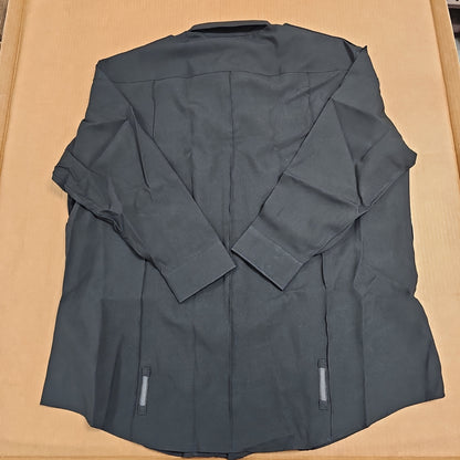 Spiewak & Sons Long Sleeve Men's Shirt in Black, Size 20 x 36/37, SU315Z-003