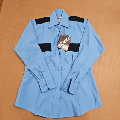 Elbeco, Inc. Women's Long Sleeve Tex Trop 2 Shirt in Blue with Navy Trim