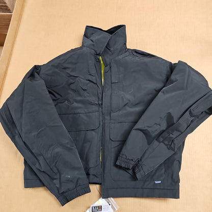5.11 Tactical Reversible Hi-Vis Duty Jacket, Black, XX-Large for Safety