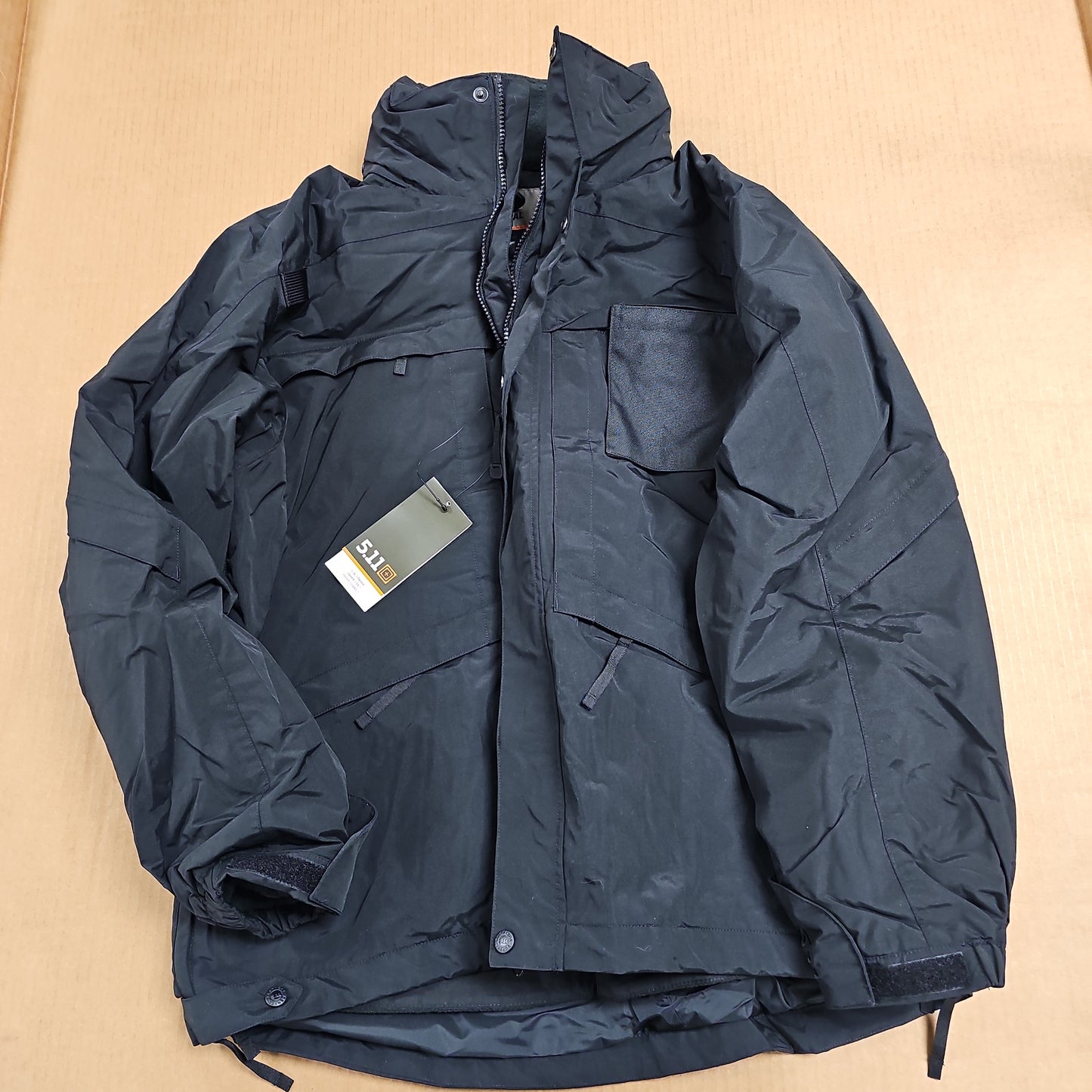 JACKET: 5.11  3-IN-1, BLACK, MEDIUM 48001-019-M