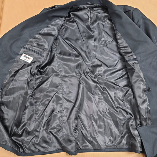 Elbeco Double Breasted Dress Coat in Dark Navy, Size 52L with 2 Pockets