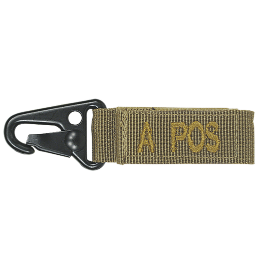 Voodoo Tactical Embroidered Blood Type Tags (A+)