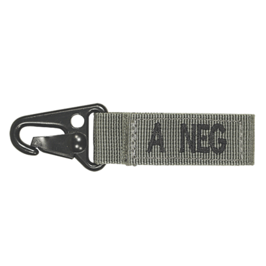 Voodoo Tactical Embroidered Blood Type Tags (A-)