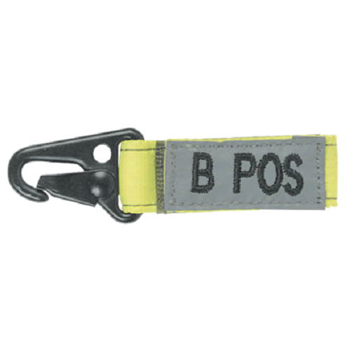 Voodoo Tactical Embroidered Blood Type Tags (B+)
