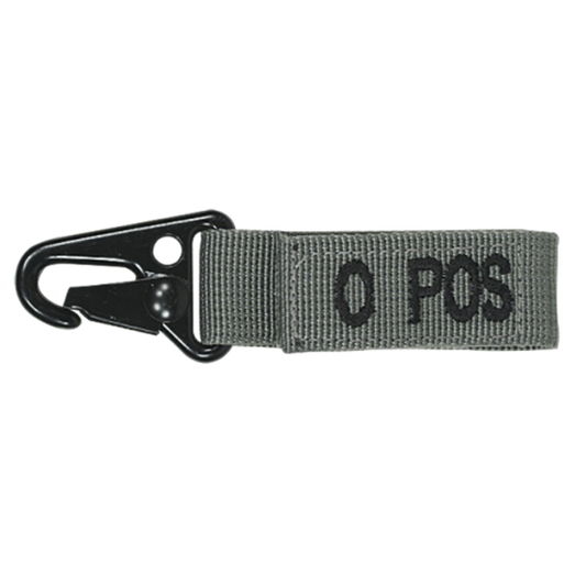 Voodoo Tactical Embroidered Blood Type Tags (O+)