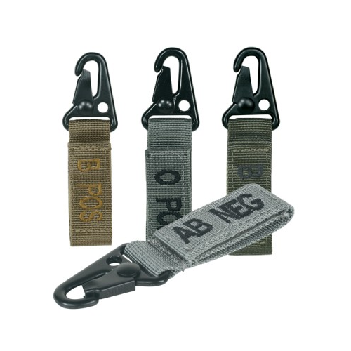 Voodoo Tactical Embroidered Blood Type Tags (O-)