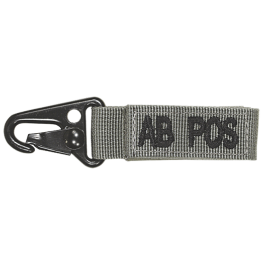 Voodoo Tactical Embroidered Blood Type Tags (AB+)