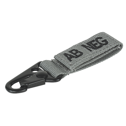 Voodoo Tactical Embroidered Blood Type Tags (AB-)