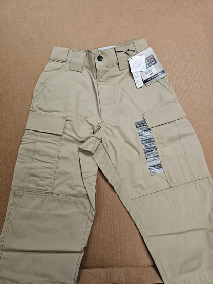 5.11 Tactical PANTS: TDU, POLY/COTTON RIP, TAN, SMALL/REG 74003-162-S-R