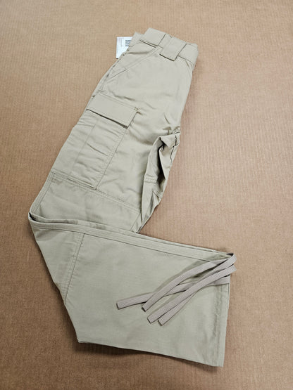 5.11 Tactical PANTS: TDU, POLY/COTTON RIP, TAN, SMALL/REG 74003-162-S-R