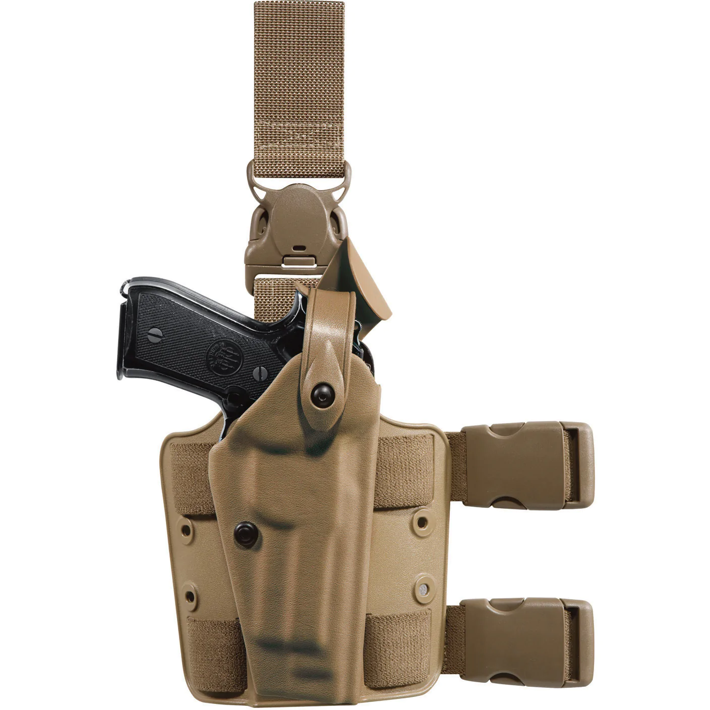 Safariland Model 6005 SLS Tactical Holster with Quick-Release Leg Strap for Beretta 96 Centurion