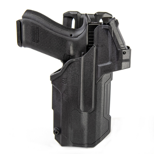 BLACKHAWK! T-Series Black L2D LB Glock 17/19/22/23/31/32/45/47 w/TLR 1/2, Box