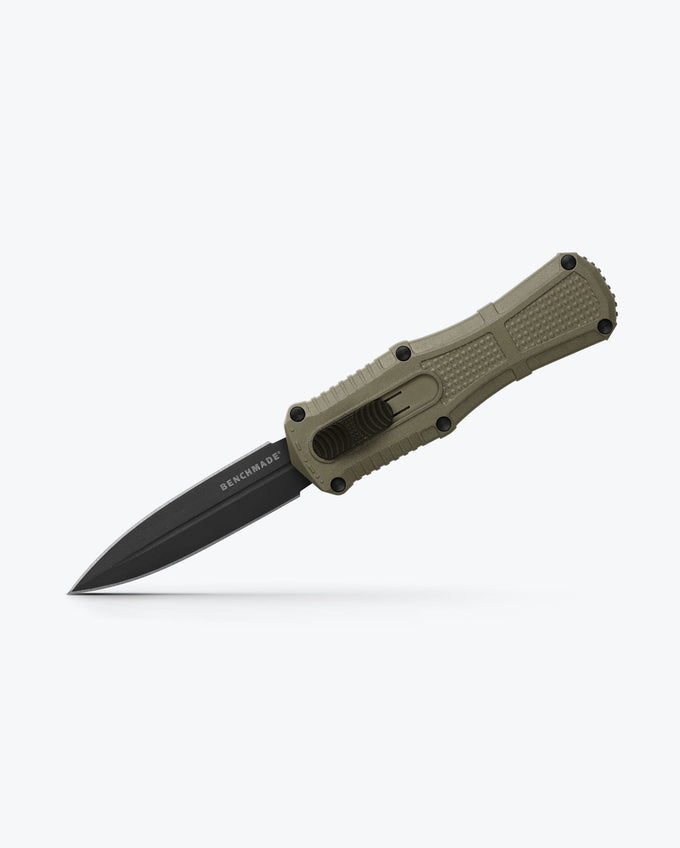 Benchmade Mini Claymore OTF | Ranger Green Grivory | Dagger