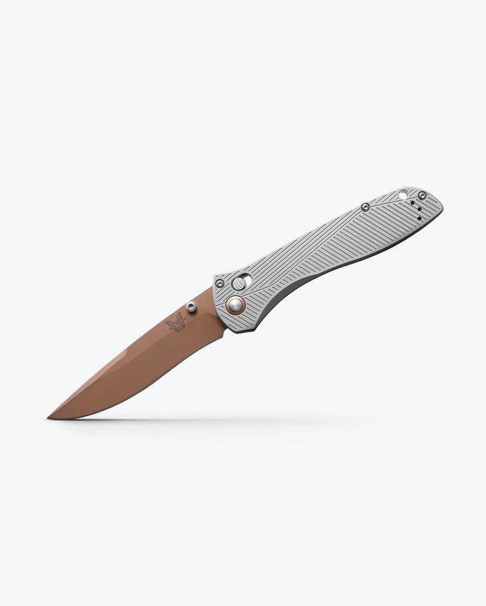 Benchmade Seven | Ten | Gray Aluminum | Recurve