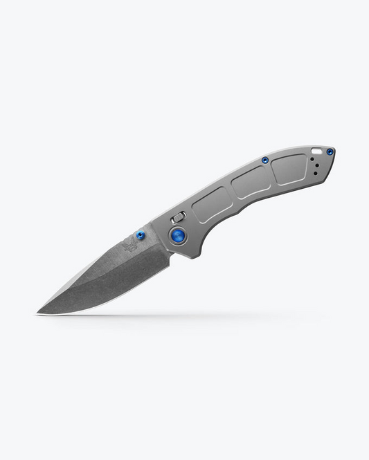 Benchmade NARROWS , GRAY TITANIUM , DROP-POINT KNIFE