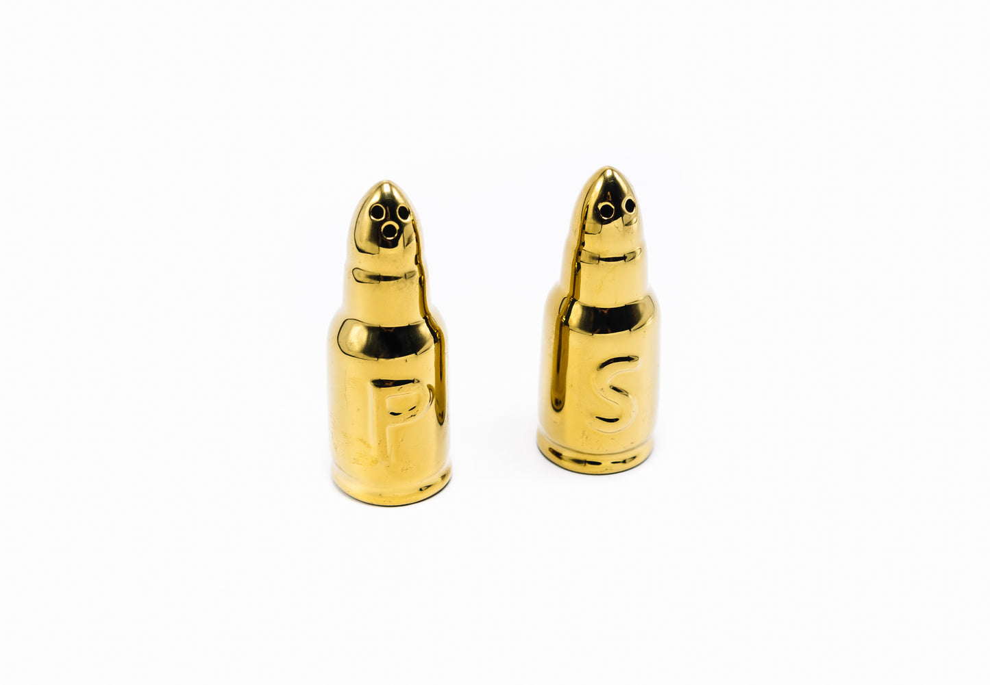 Caliber Gourmet Bullet Salt & Pepper Shakers