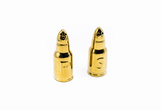 Caliber Gourmet Bullet Salt & Pepper Shakers