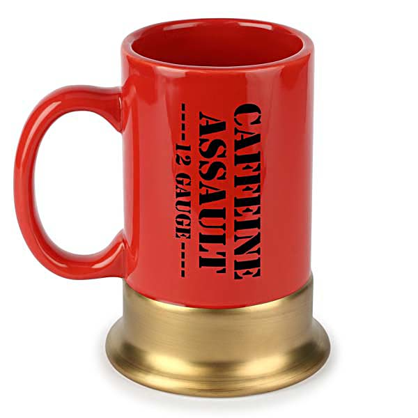 Caliber Gourmet Caffeine Assault Mug 12 Gauge