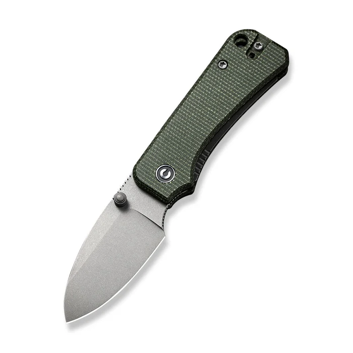 CIVIVI Knives CIVIVI Baby Banter Thumb Stud Knife Micarta Handle (2.34"" Nitro-V Blade) C19068SB-1