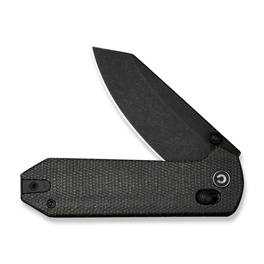 CIVIVI Knives CIVIVI Yonder Thumb Stud & Crossbar Lock Knife Dark Green Canvas Micarta Handle