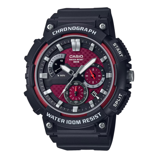 Casio Analog Watch w/ Retrograde Chronograph