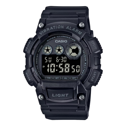 Casio Classic Digital Watch w/ Vibration Alarm & Super Bright Backlight