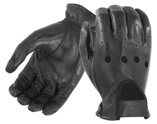 Damascus Full-Finger Leather Driving Gloves