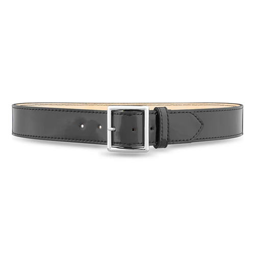 Dutyman 1-3/4"" Hi-Gloss Leather Garrison Belt with Nickel Buckle