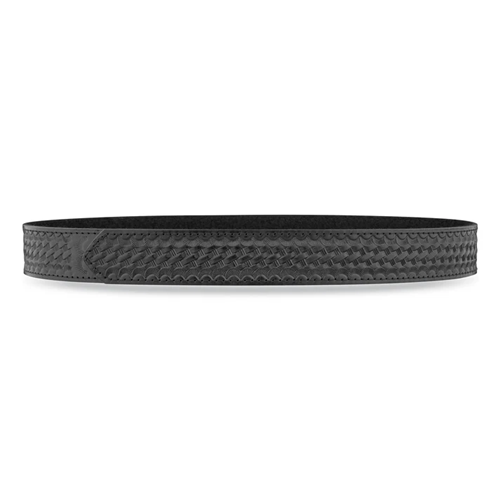 Dutyman 1-1/2"" Basketweave Leather Buckleless Inner Belt