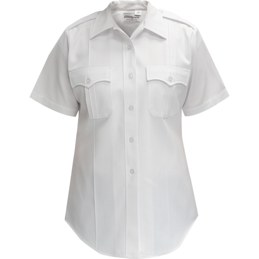Flying Cross Deluxe Tropical Women's Short Sleeve Shirt w/ Convertible Sport Collar