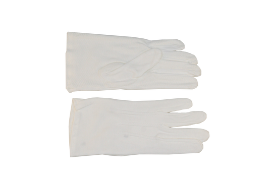 Hero's Pride Parade Slip-On Gloves - Grip Dots w/ Raised Pointing - White