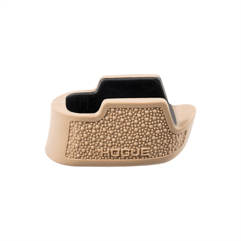 Hogue OverMolded Rubber Grip Extension Base Pad (for 12-Round Magazines) - FDE