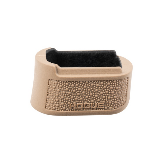Hogue OverMolded Rubber Grip Extension Base Pad (for 15-Round Magazines) - FDE