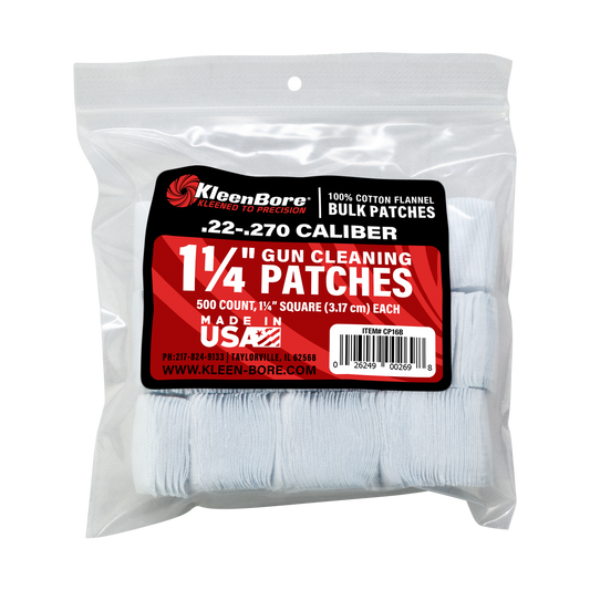 Kleenbore Cleaning Patches 1-1/4""