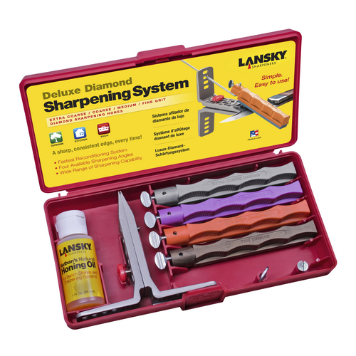 Lansky Sharpeners 4-Stone Deluxe Diamond System