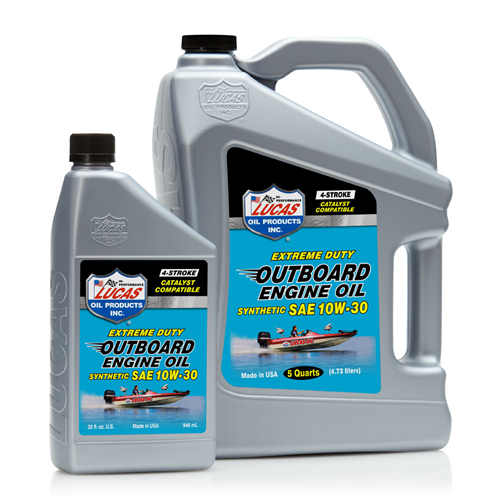 Lucas Oil Outboard Engine Oil Synthetic SAE 10W-30