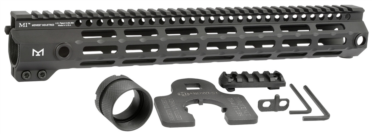 Midwest Industries G4 One Piece Free Float Handguard, M-LOK