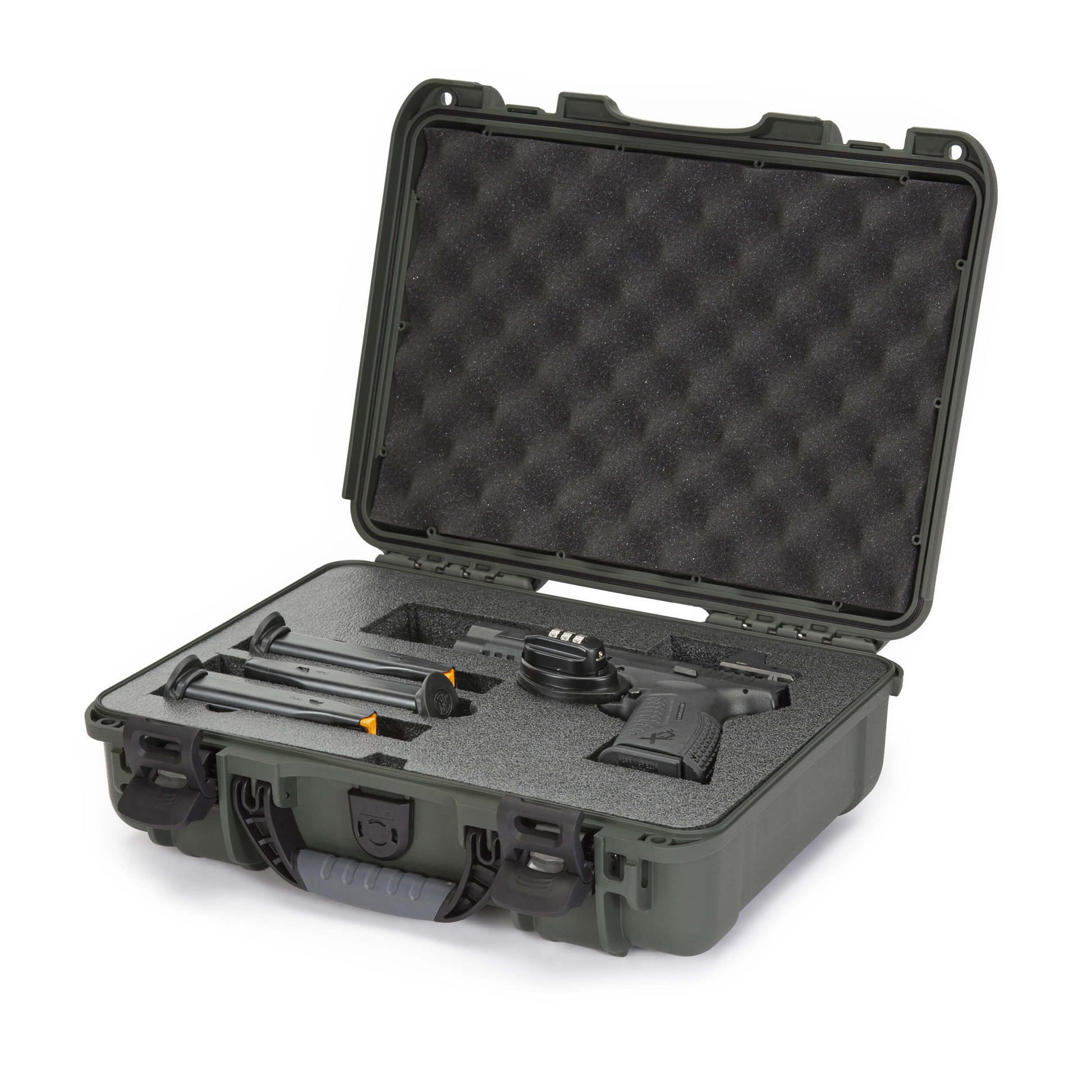 Nanuk 910 Nanuk Case w/foam (21312) for Pistol Optic Ready - Olive