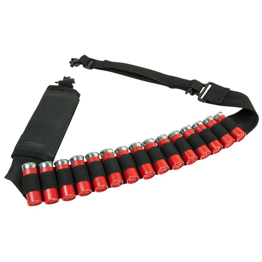 NcSTAR Shotgun Bandolier Sling w/Sling Swivel Hardware