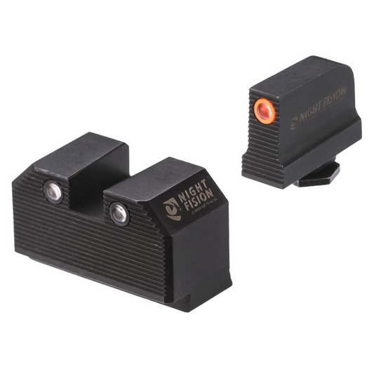 Night Fision Optics Ready Stealth Lower 1/3rd Night Sight Set for Walther PDP/PPQ w/ RMR/507C/508T