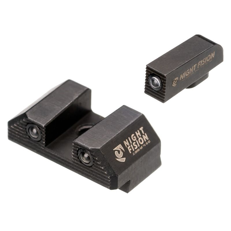 Night Fision Optics Ready Stealth Night Sight Set for Glock 19/17/45/23 w/ Holosun SCS