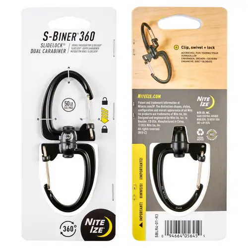 Nite-Ize S-Biner 360 SlideLock Dual Carabiner