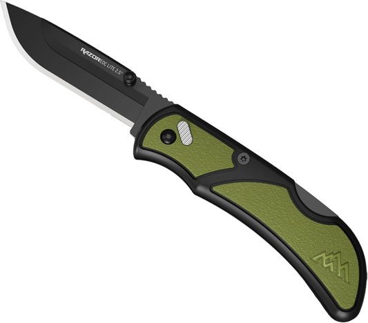 Outdoor Edge 2.5 RAZOR-EDC LITE(OD Green PMS, 2 Black Blades)