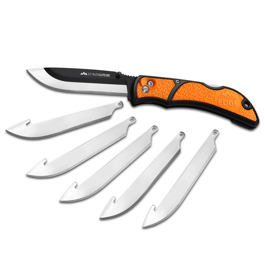 Outdoor Edge 3.5 RAZOR-EDC LITE (Orange, 6-Blades)