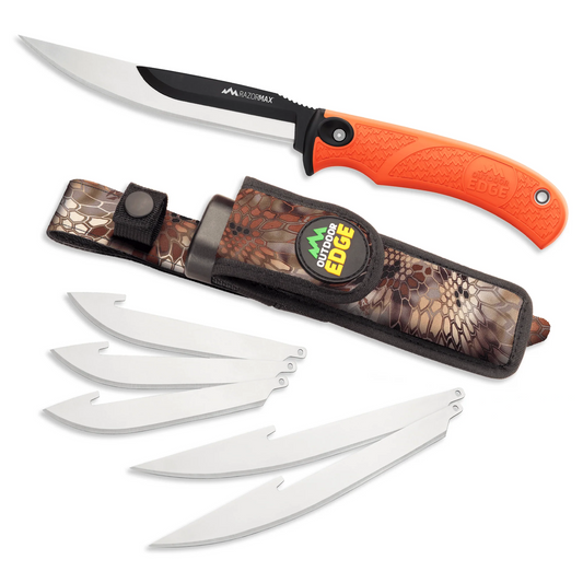 Outdoor Edge RAZOR-MAX (Orange, 6-Blades)